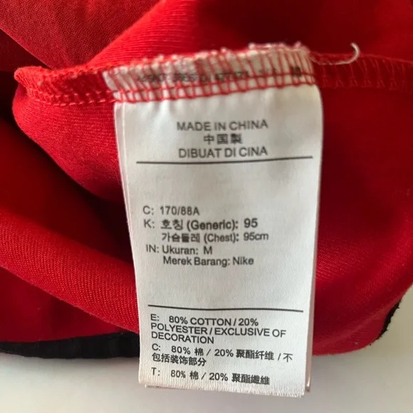 Nike Y2K Tech Zip Hoodie Jacket Men Size M Red Black - Picture 3 of 13